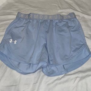 Light blue under amour shorts NEVER WORN